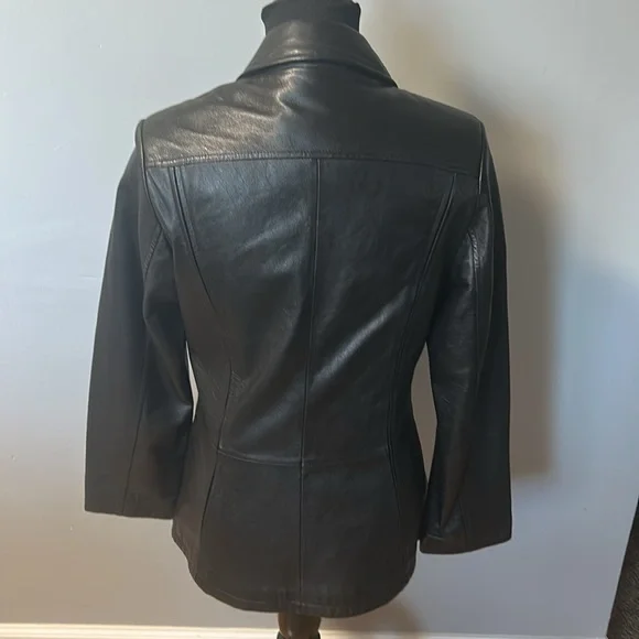 Wilson’s Leather Blazer Style Jacket - Picture 4 of 5
